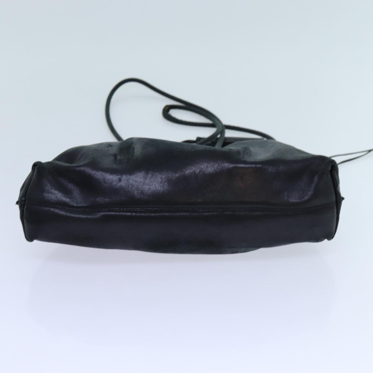 GUCCI Shoulder Bag Suede Leather 2Set Black yk12004