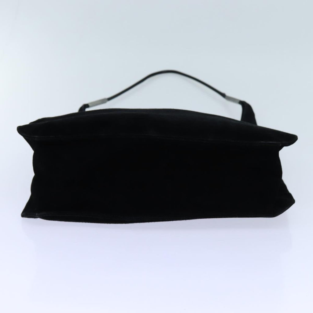 GUCCI Shoulder Bag Suede Leather 2Set Black yk12004