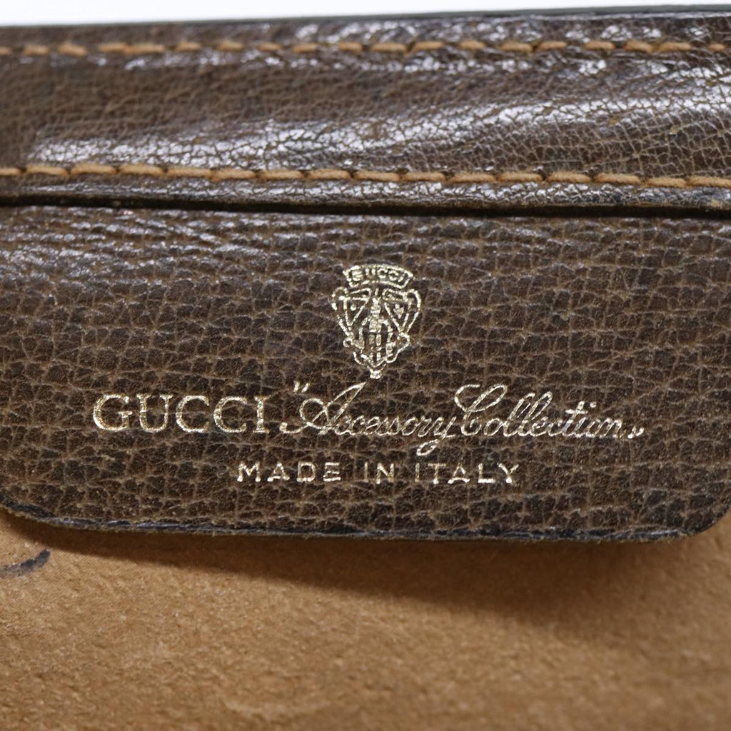 GUCCI GG Canvas Web Sherry Line Clutch Bag Beige Green 84 01 006 yk12008