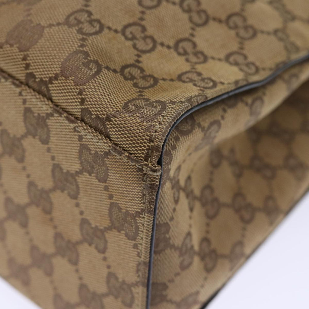 GUCCI Bamboo Hand Bag GG Canvas Beige 002 1010 yk12011