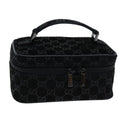 GUCCI GG Canvas Vanity Cosmetic Pouch Black 032 1956 0051 yk12017