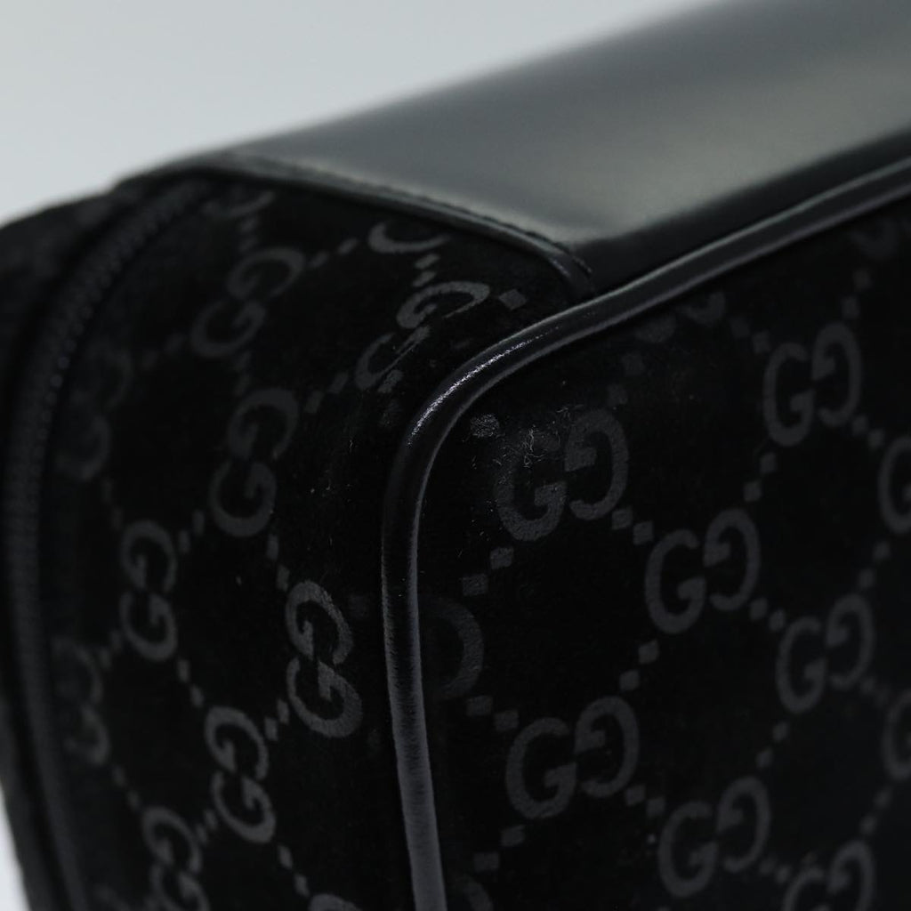 GUCCI GG Canvas Vanity Cosmetic Pouch Black 032 1956 0051 yk12017