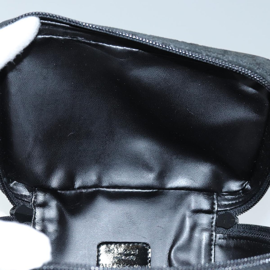 GUCCI GG Canvas Vanity Cosmetic Pouch Black 032 1956 0051 yk12017