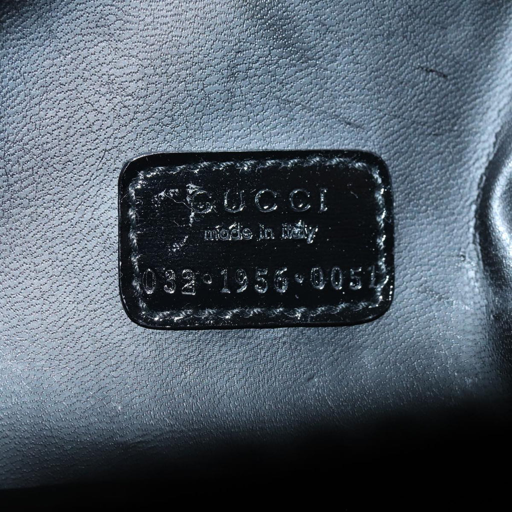 GUCCI GG Canvas Vanity Cosmetic Pouch Black 032 1956 0051 yk12017