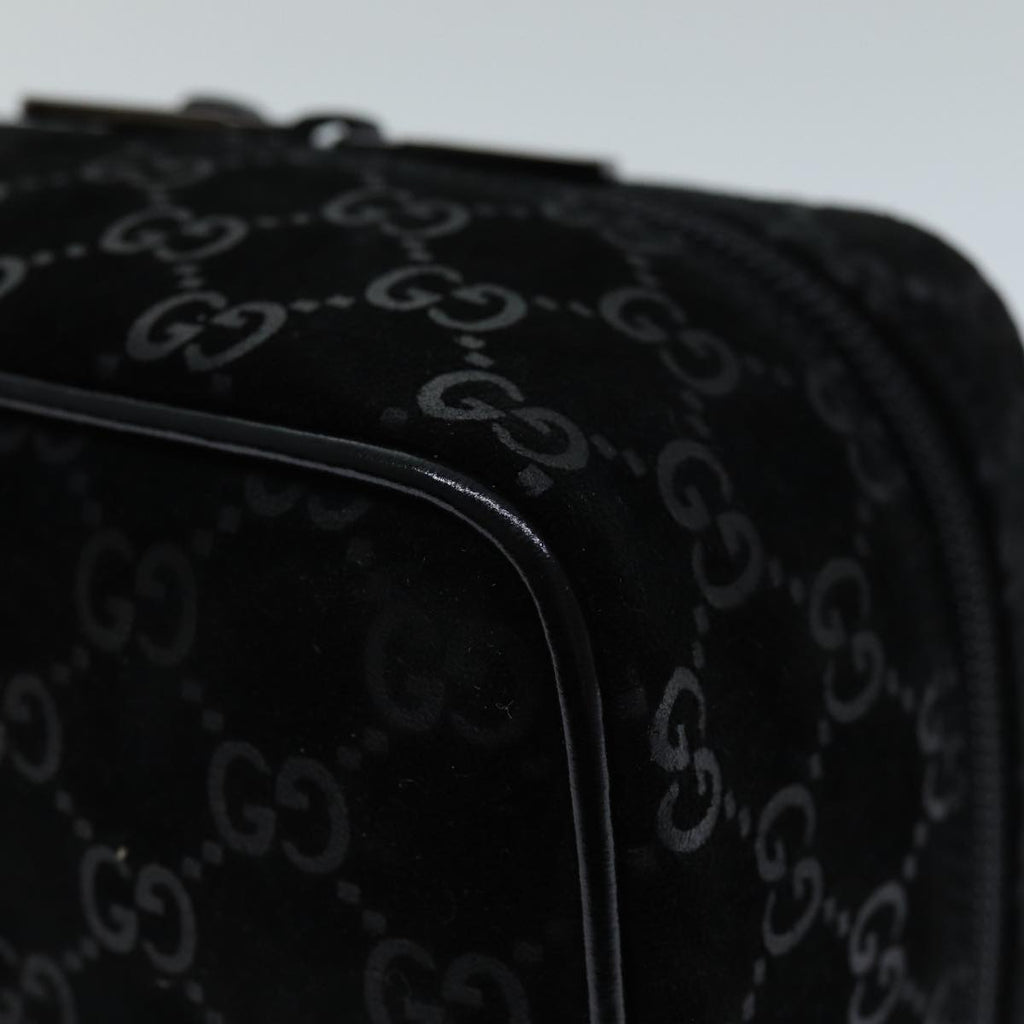 GUCCI GG Canvas Vanity Cosmetic Pouch Black 032 1956 0051 yk12017