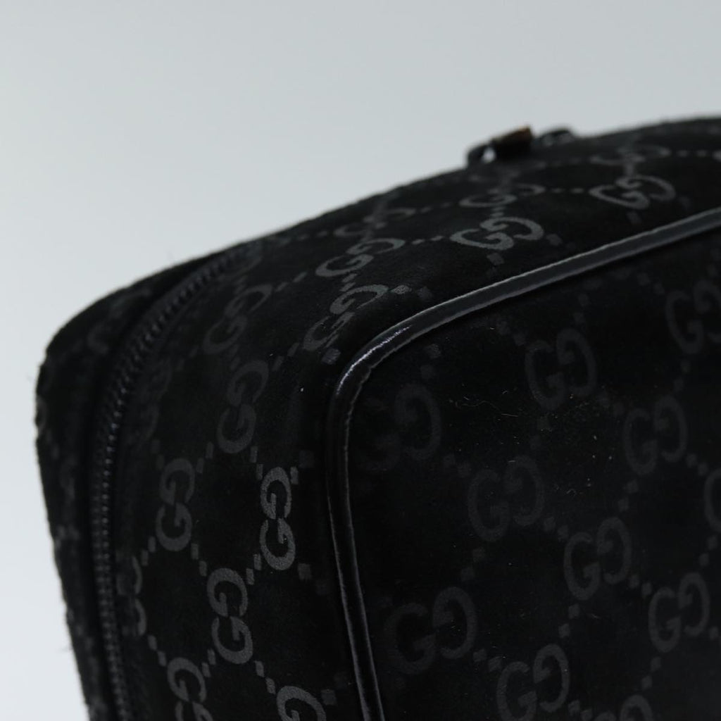 GUCCI GG Canvas Vanity Cosmetic Pouch Black 032 1956 0051 yk12017