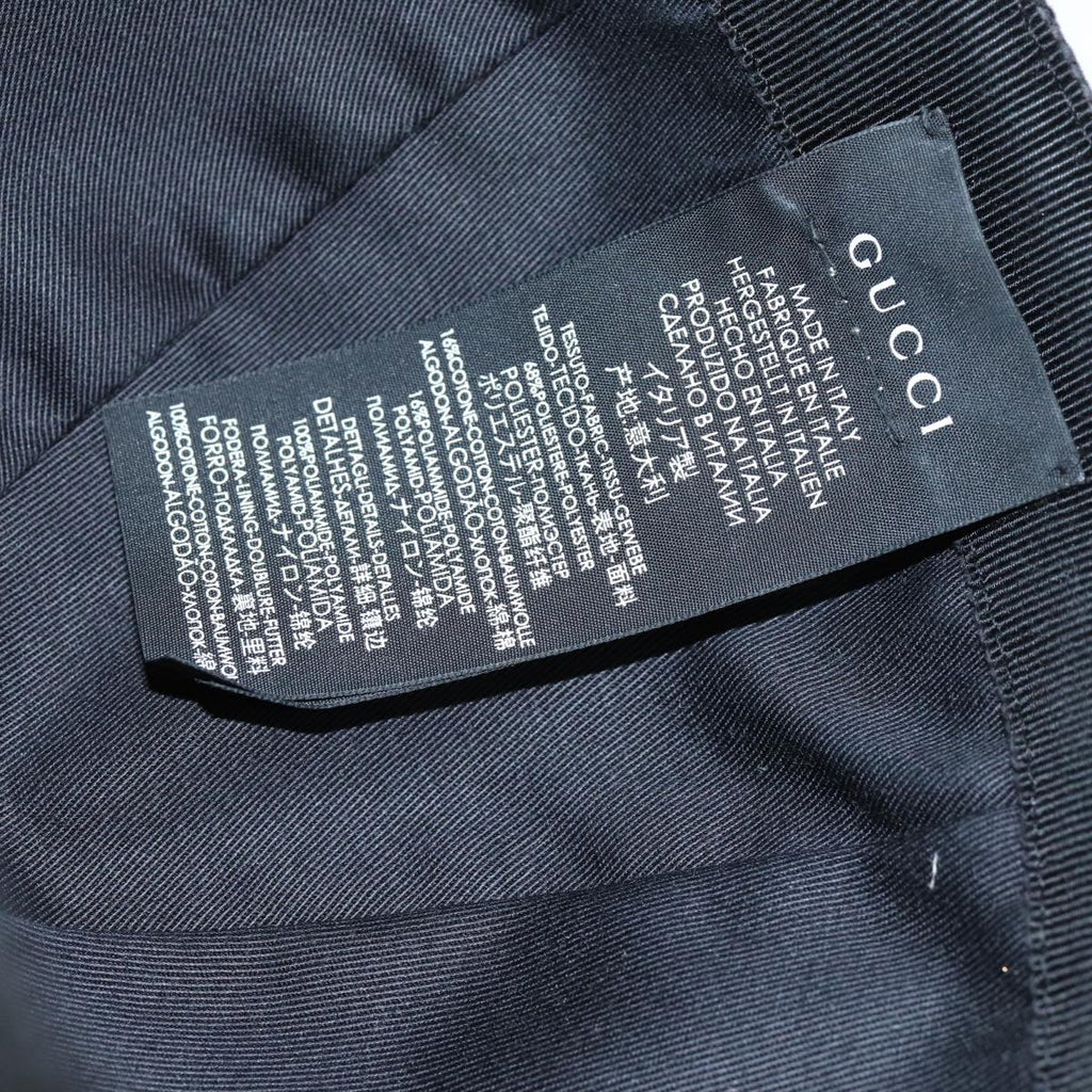 GUCCI GG Canvas Web Sherry Line Cap XL Black Red Green 200035 yk12030