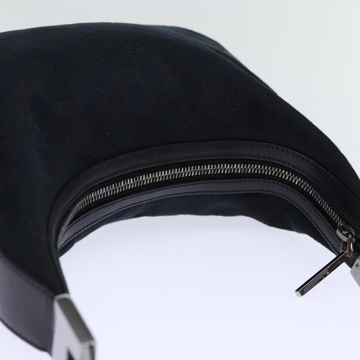 GUCCI GG Canvas Shoulder Bag Black 001 3812 yk12045