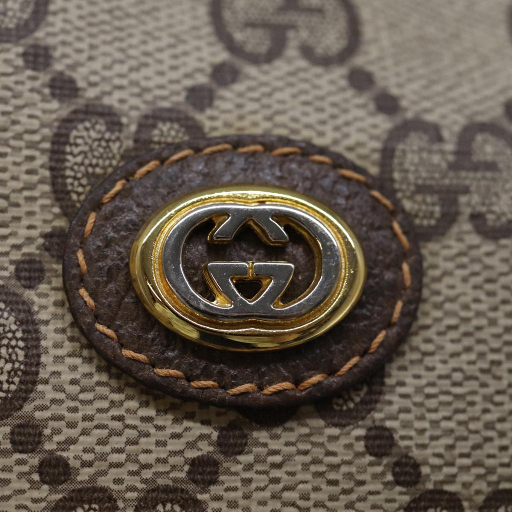 GUCCI GG Supreme Clutch Bag PVC Beige 156 01 053 yk12050