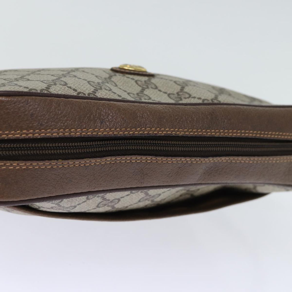 GUCCI GG Supreme Clutch Bag PVC Beige 156 01 053 yk12050