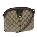 GUCCI GG Supreme Web Sherry Line Shoulder Bag PVC Beige 904 02 047 yk12073