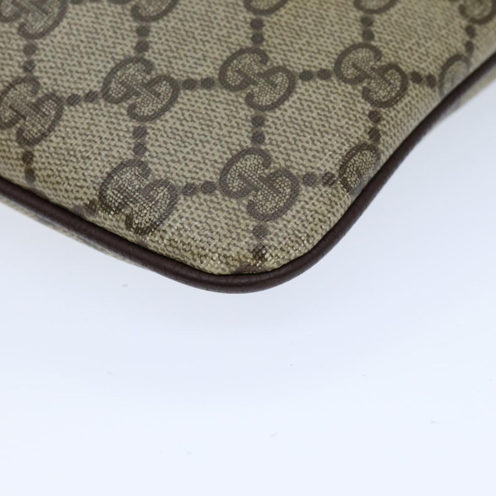 GUCCI GG Supreme Web Sherry Line Shoulder Bag PVC Beige 904 02 047 yk12073