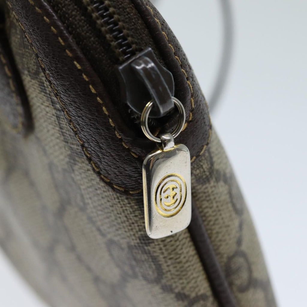 GUCCI GG Supreme Web Sherry Line Shoulder Bag PVC Beige 904 02 047 yk12073