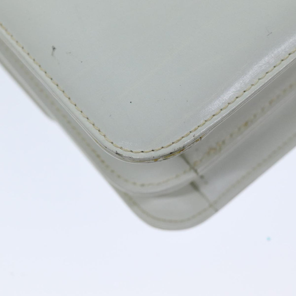 GUCCI Hand Bag Leather White yk12076