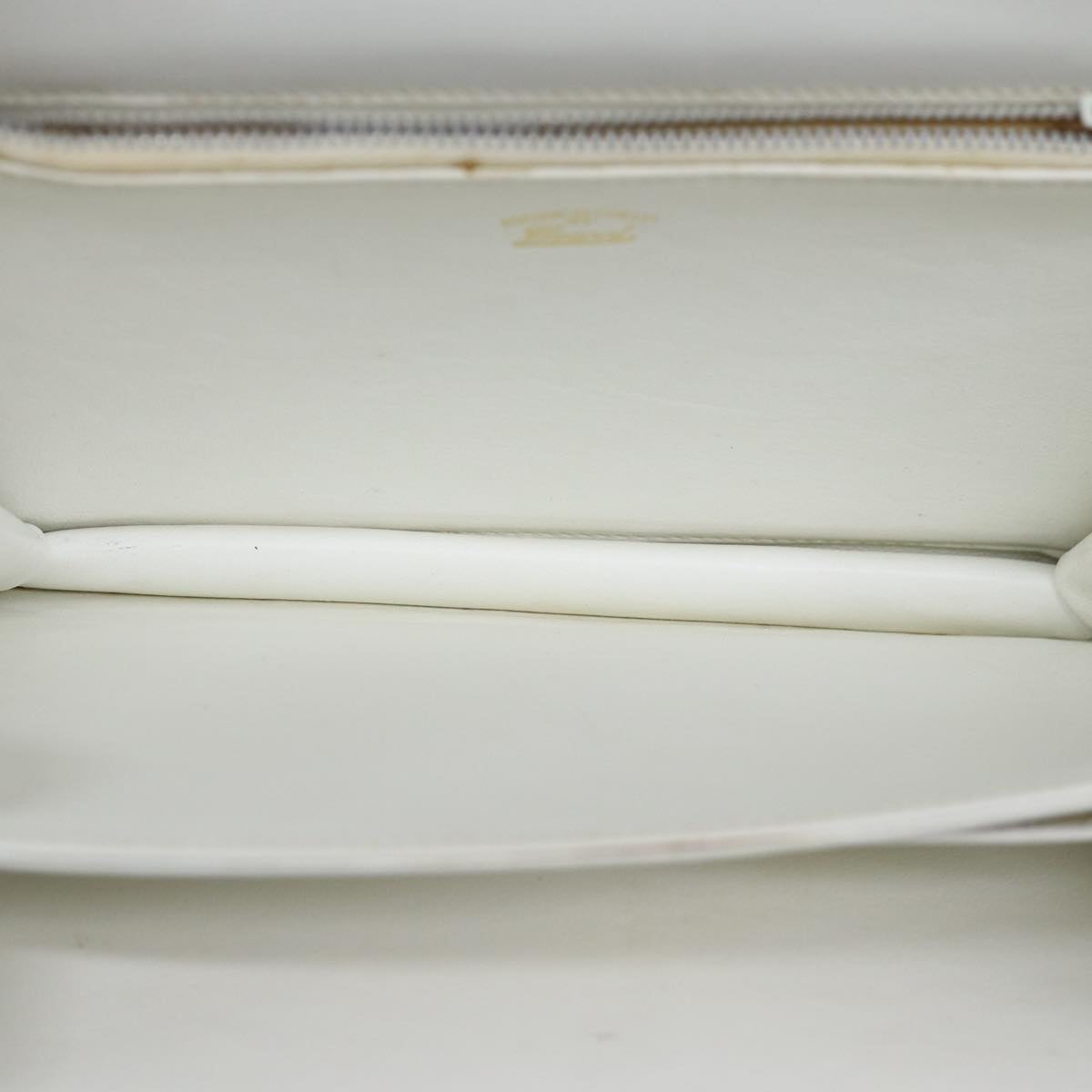 GUCCI Hand Bag Leather White yk12076