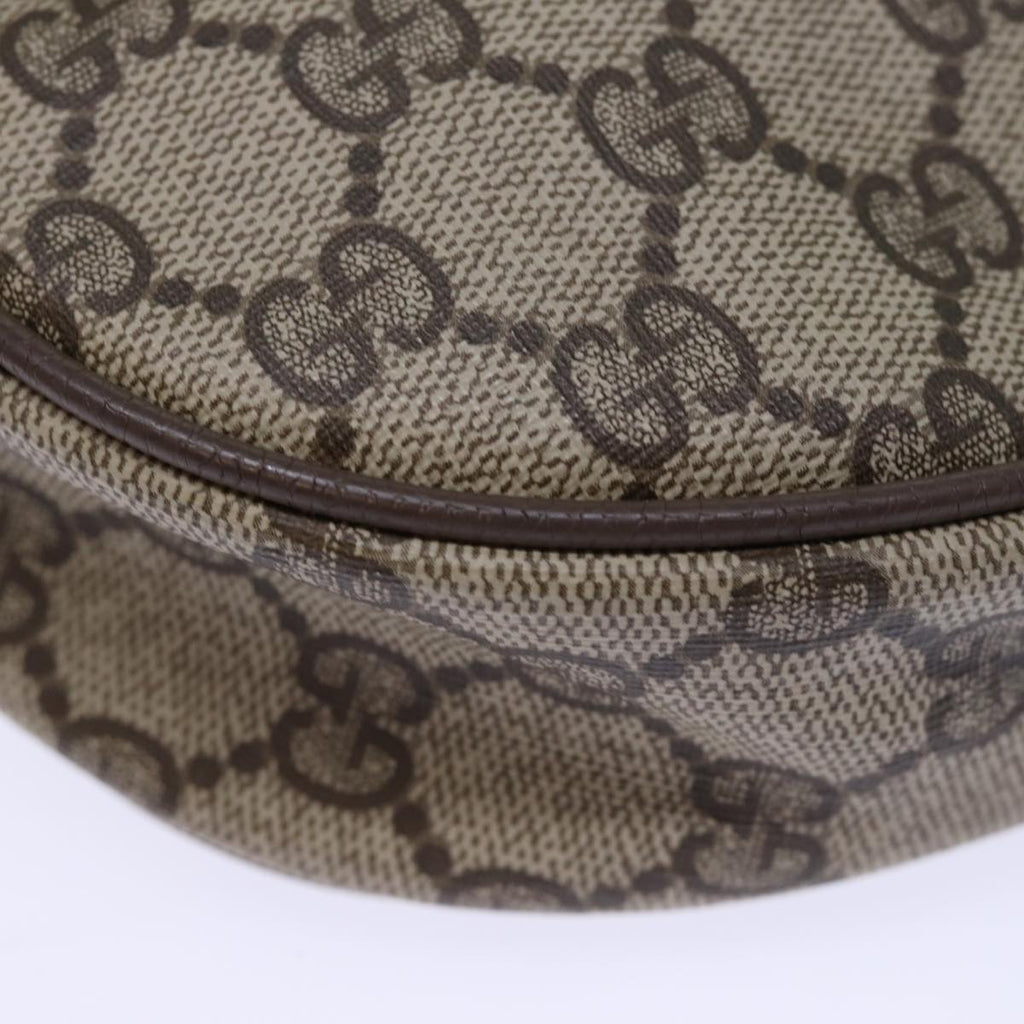 GUCCI GG Supreme Shoulder Bag PVC Beige 56 02 600 yk12077