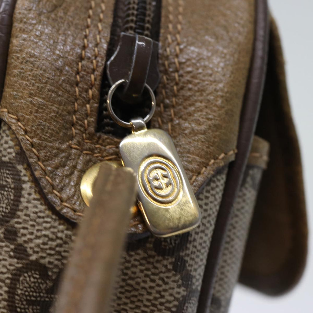 GUCCI GG Supreme Shoulder Bag PVC Beige 56 02 600 yk12077