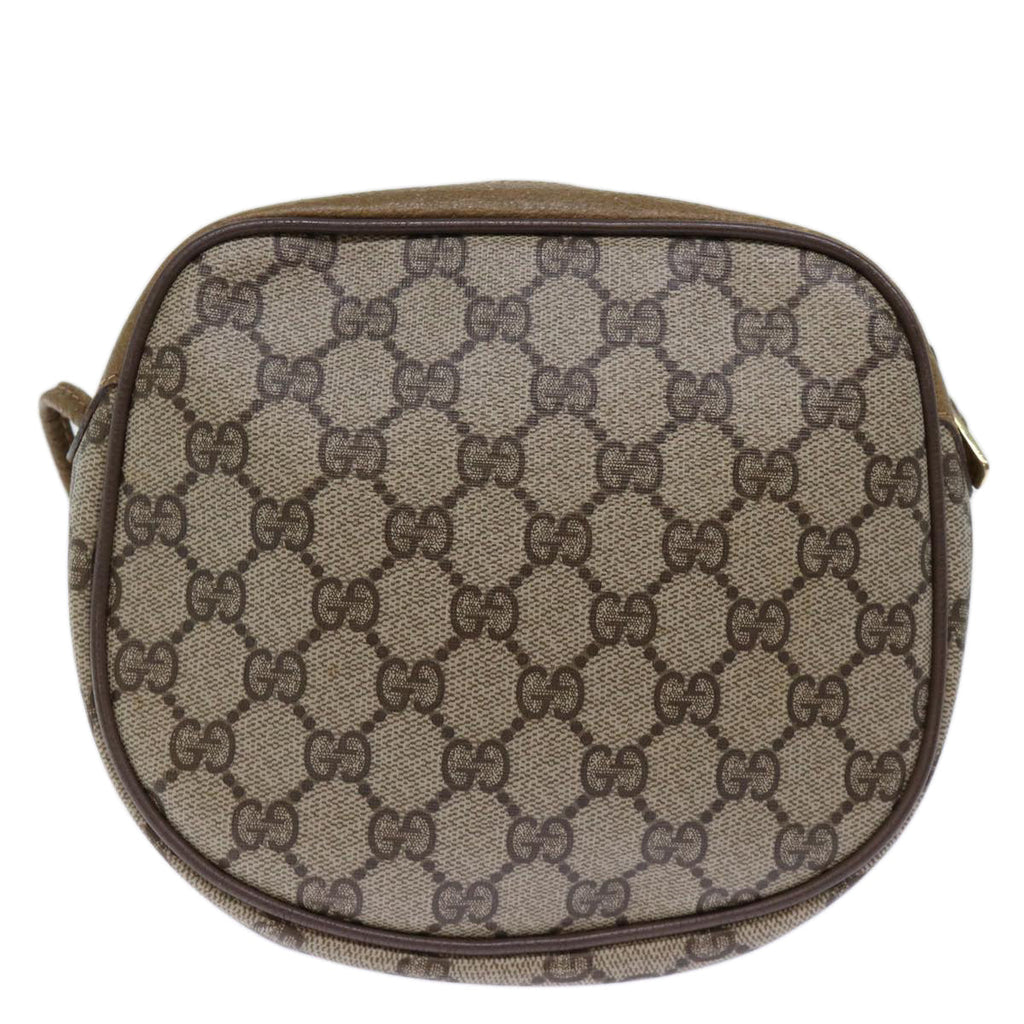 GUCCI GG Supreme Shoulder Bag PVC Beige 56 02 600 yk12077