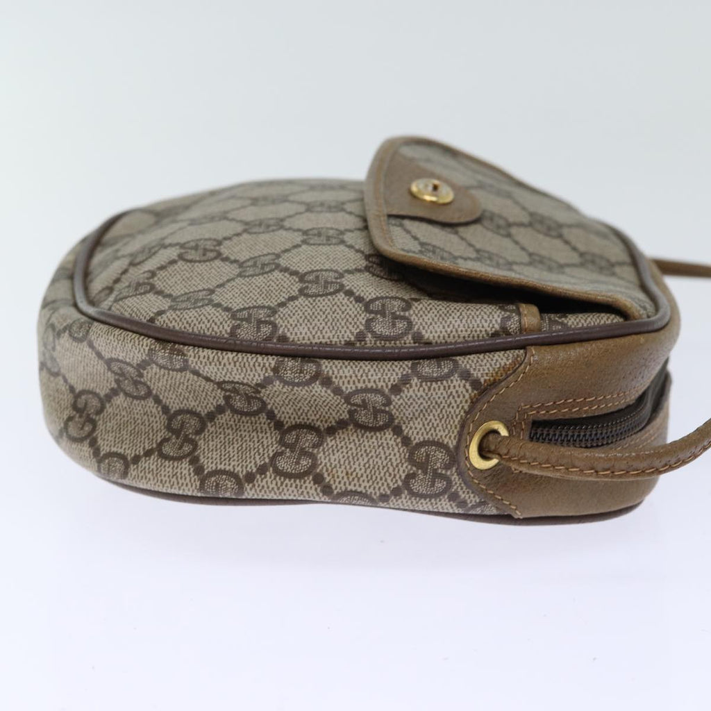 GUCCI GG Supreme Shoulder Bag PVC Beige 56 02 600 yk12077
