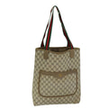 GUCCI GG Supreme Web Sherry Line Tote Bag Beige Red Green 39 02 003 yk12080