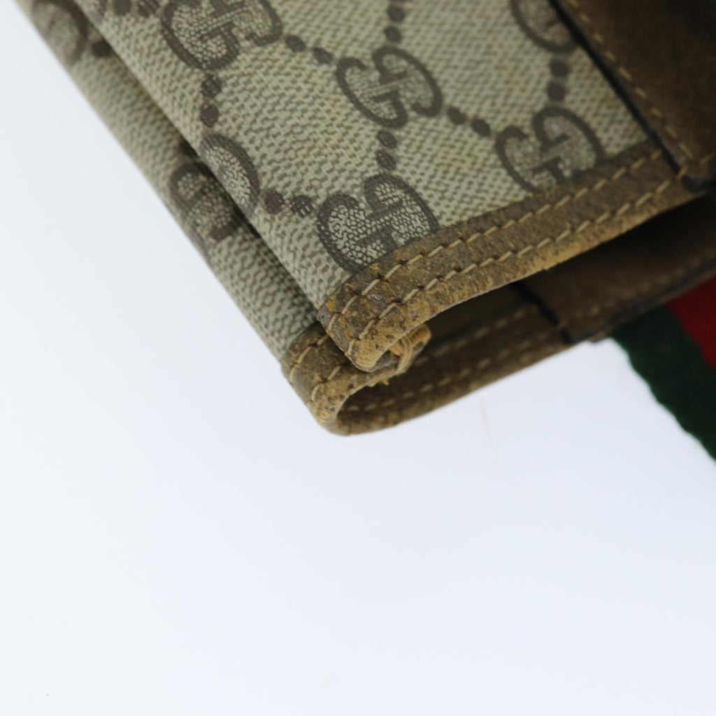 GUCCI GG Supreme Web Sherry Line Tote Bag Beige Red Green 39 02 003 yk12080