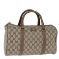 GUCCI GG Supreme Boston Bag PVC Beige 002 123 6842 yk12081