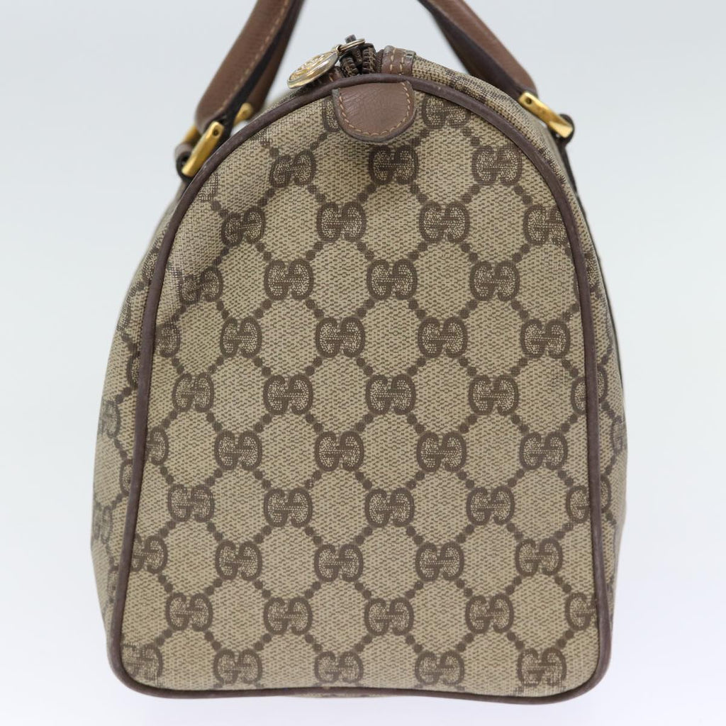 GUCCI GG Supreme Boston Bag PVC Beige 002 123 6842 yk12081