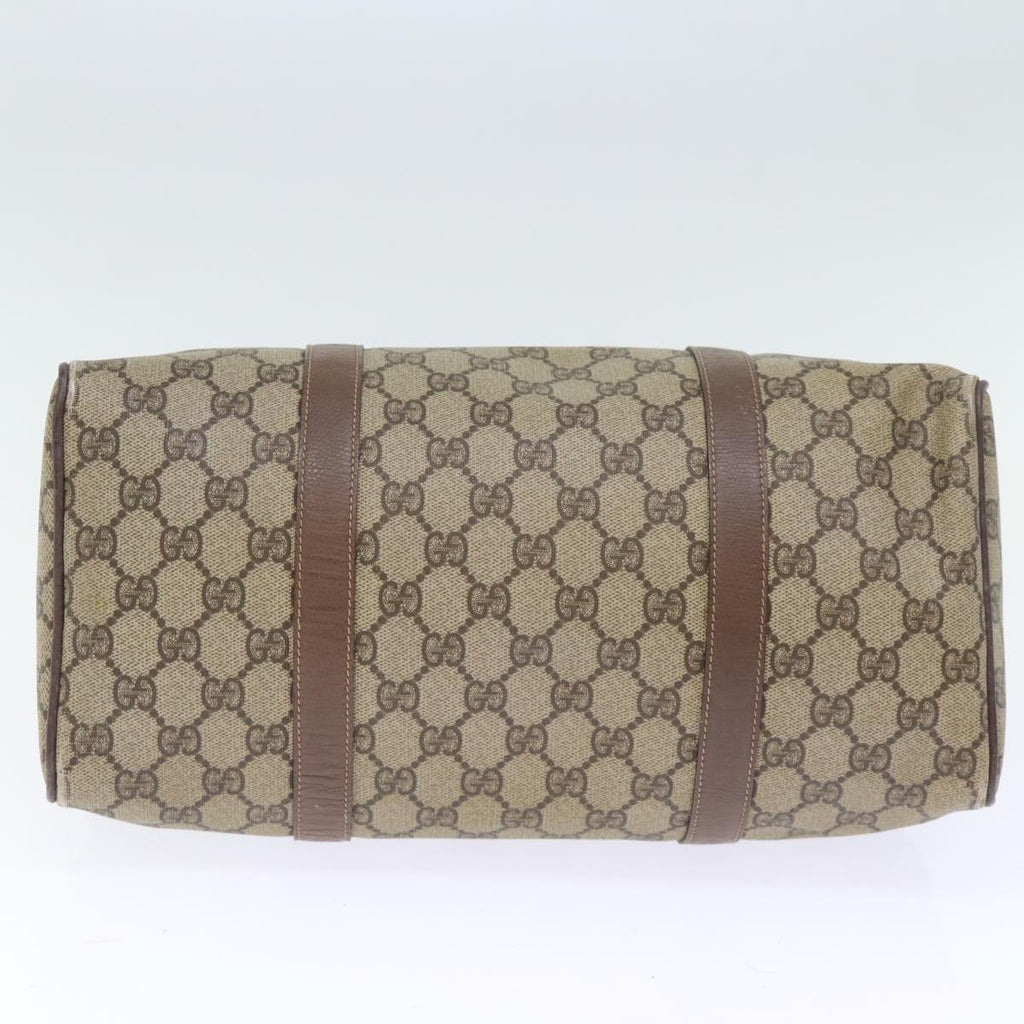 GUCCI GG Supreme Boston Bag PVC Beige 002 123 6842 yk12081