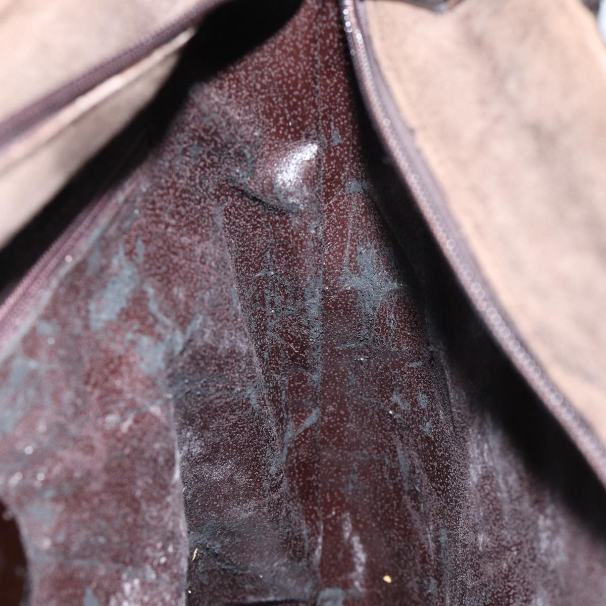 GUCCI Tote Bag Suede Brown yk12084