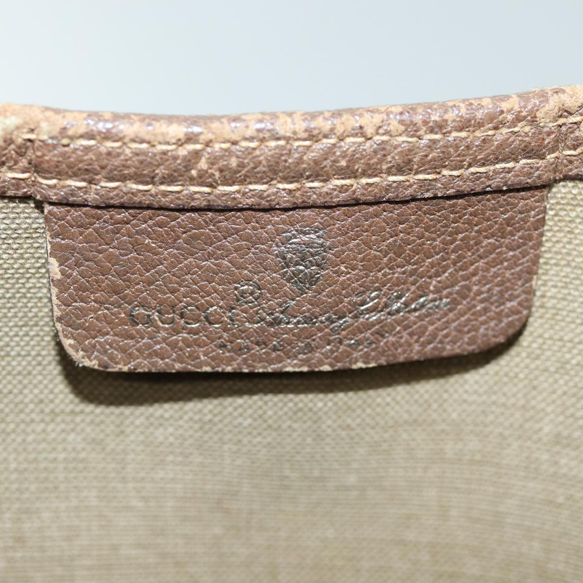 GUCCI GG Supreme Web Sherry Line Tote Bag Beige Red Green 40 02 003 yk12106