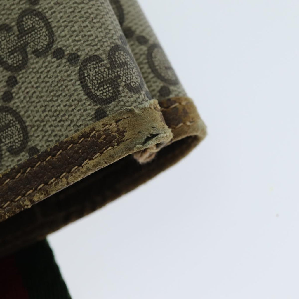 GUCCI GG Supreme Web Sherry Line Tote Bag Beige Red Green 40 02 003 yk12106