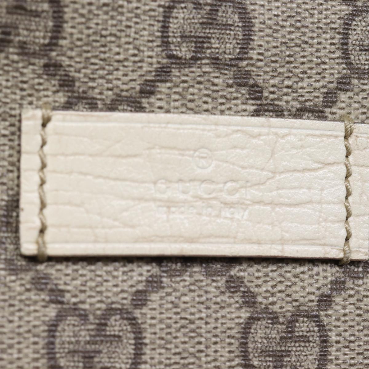 GUCCI GG Supreme Tote Bag PVC Beige 114595 yk12126