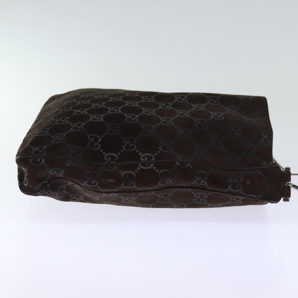 GUCCI GG Canvas Shoulder Bag Brown yk12159