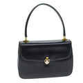 GUCCI Hand Bag Leather Black yk12169