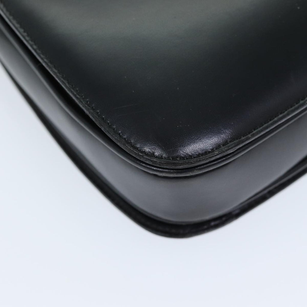 GUCCI Hand Bag Leather Black yk12169