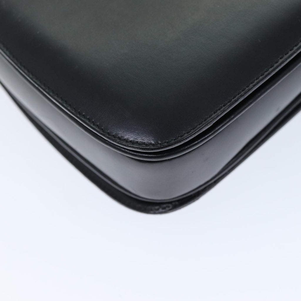 GUCCI Hand Bag Leather Black yk12169