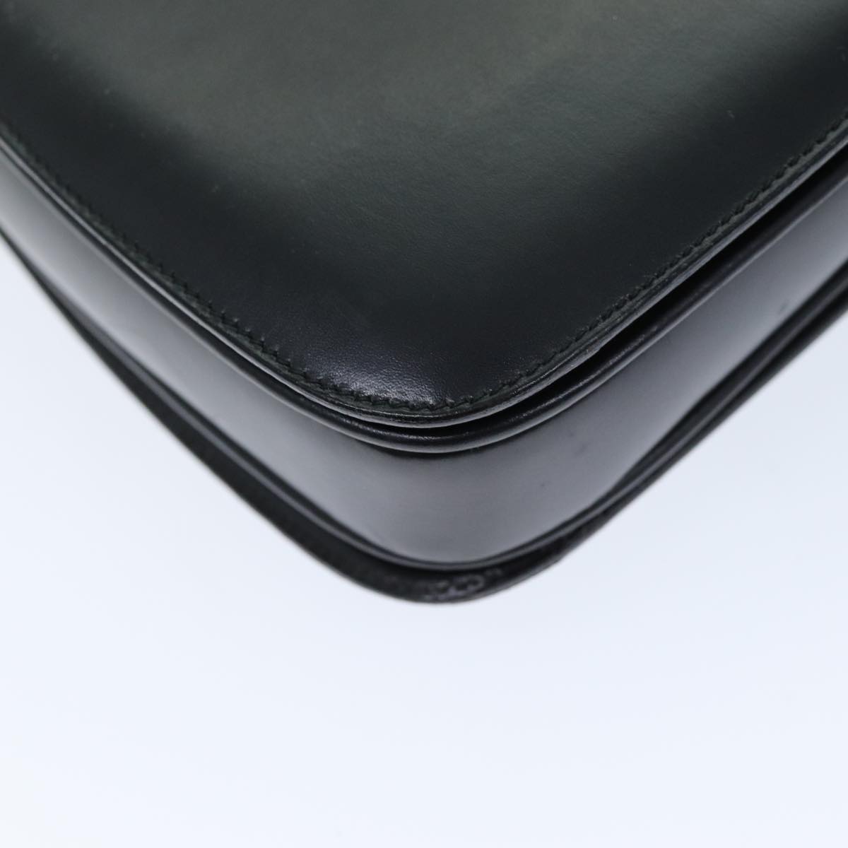 GUCCI Hand Bag Leather Black yk12169