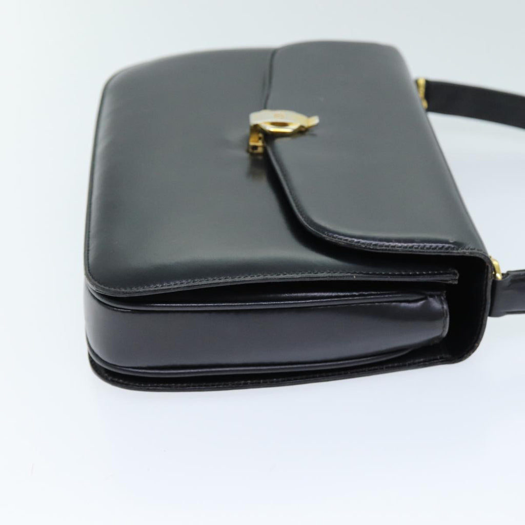 GUCCI Hand Bag Leather Black yk12169