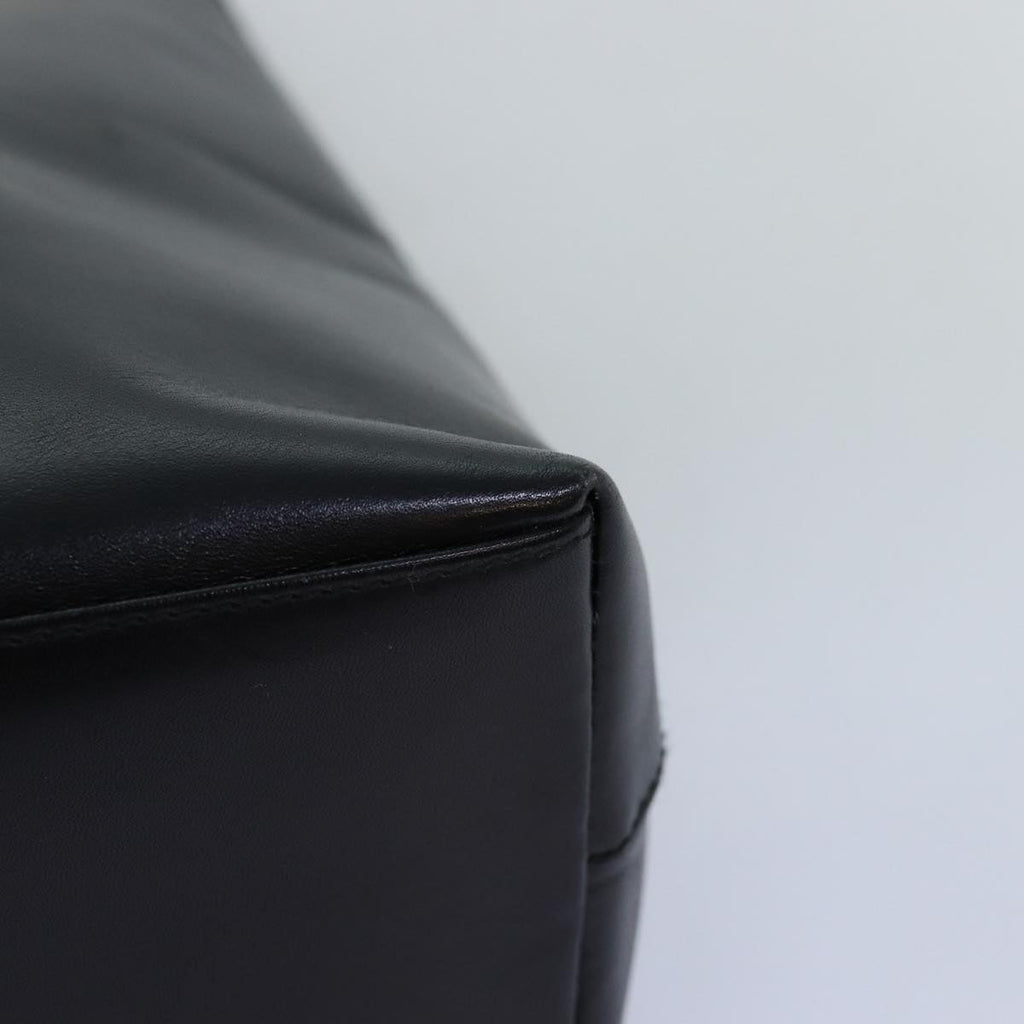 GUCCI Bamboo Shoulder Bag Leather Black 001 3007 yk12185