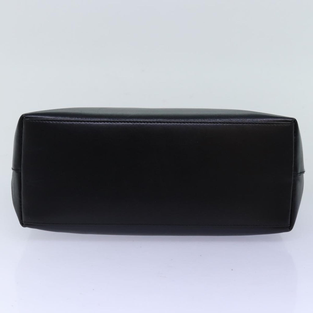 GUCCI Bamboo Shoulder Bag Leather Black 001 3007 yk12185
