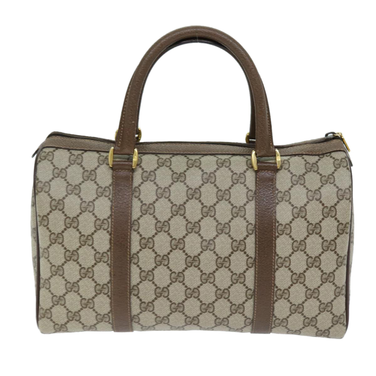 GUCCI GG Supreme Web Sherry Line Boston Bag PVC Beige Red 40 02 007 yk12310