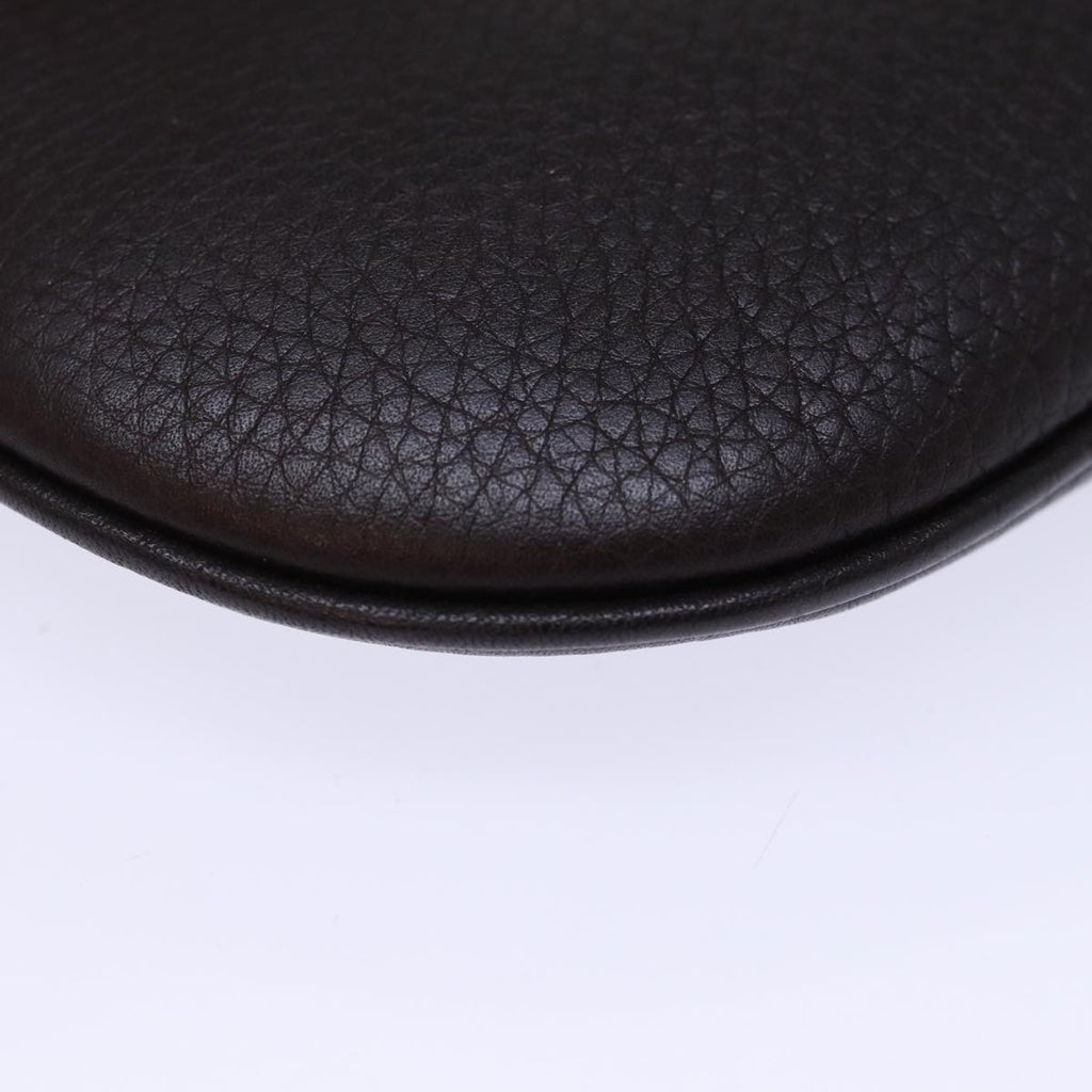GUCCI Pouch Leather Brown 252041 yk12312