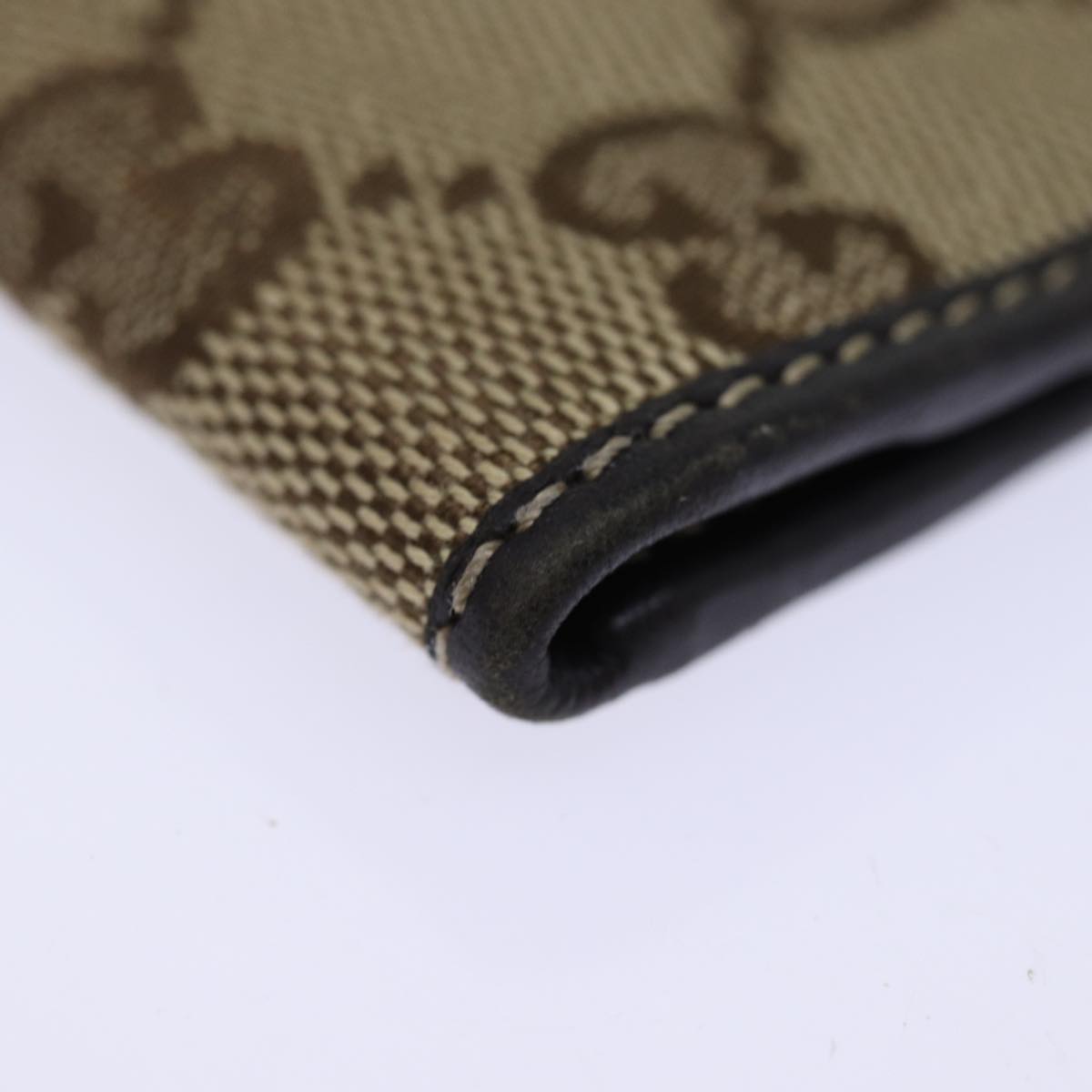 GUCCI GG Canvas Pass Case Beige 224261 yk12334