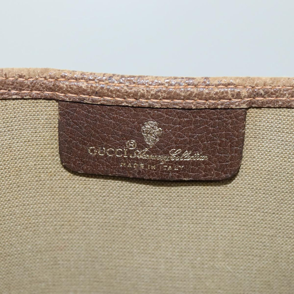 GUCCI GG Supreme Web Sherry Line Tote Bag PVC Beige Red 89 02 003 yk12338