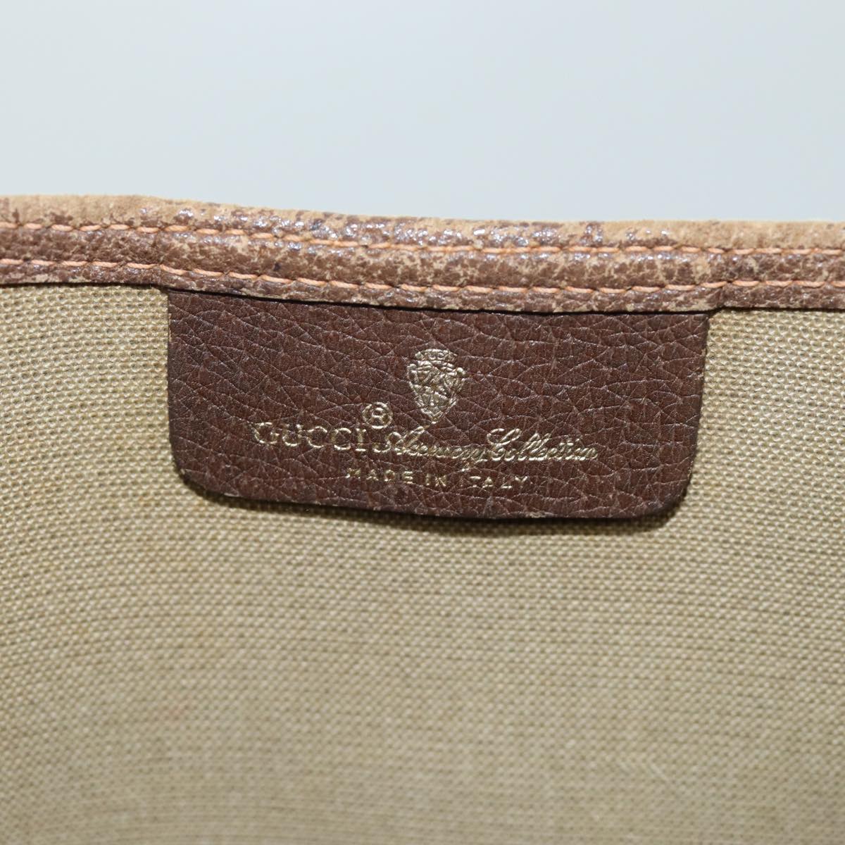 GUCCI GG Supreme Web Sherry Line Tote Bag PVC Beige Red 89 02 003 yk12338