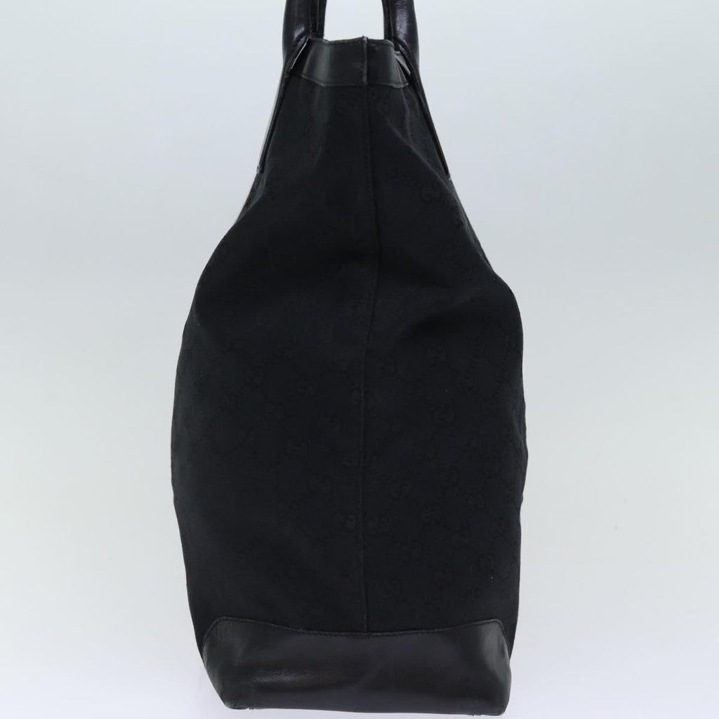 GUCCI GG Canvas Sherry Line Hand Bag Black White 002 1093 yk12369