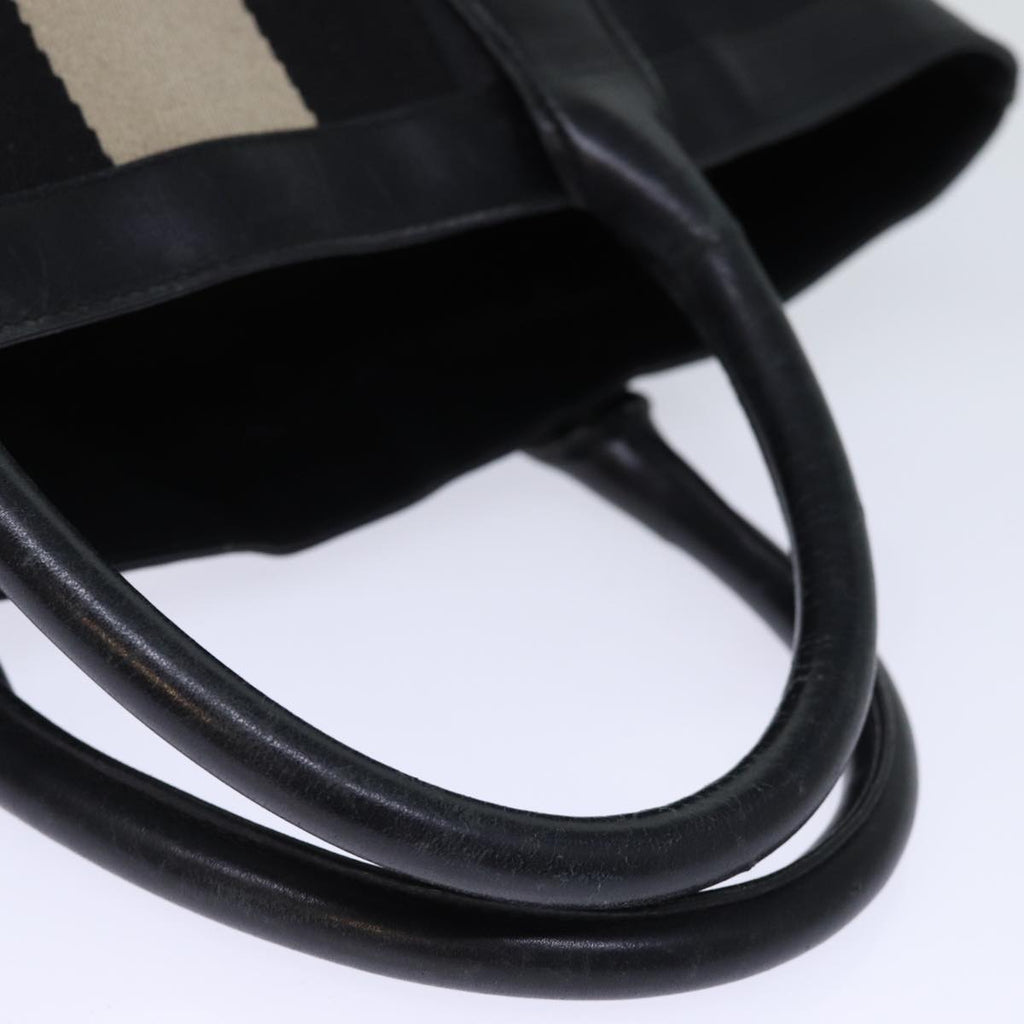 GUCCI GG Canvas Sherry Line Hand Bag Black White 002 1093 yk12369