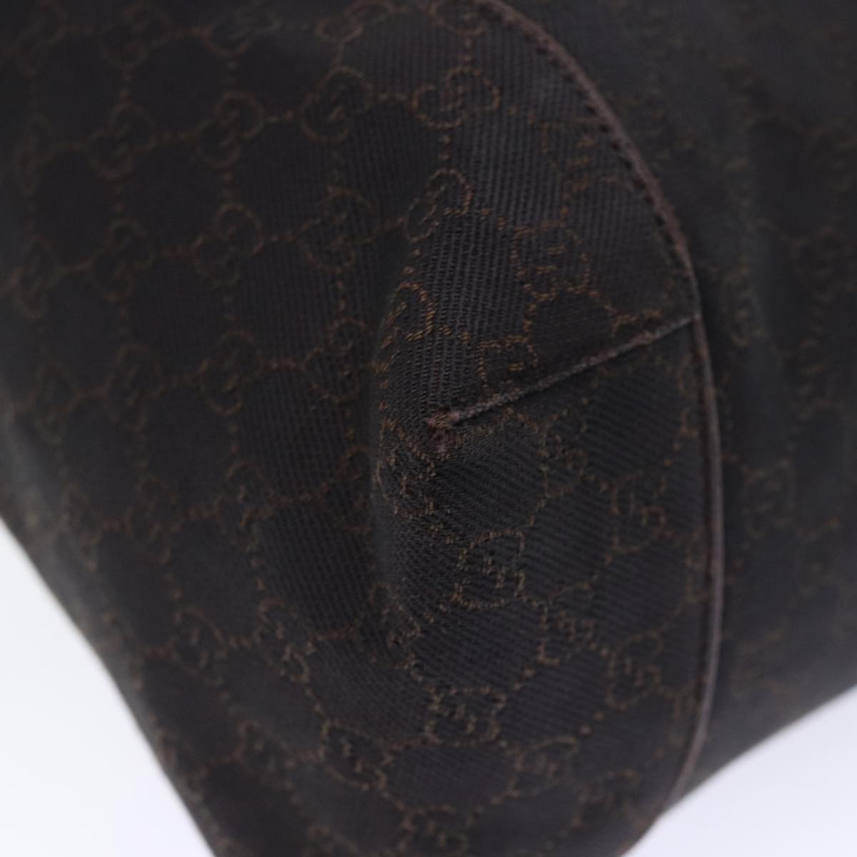 GUCCI GG Canvas Shoulder Bag Brown 101292 yk12397