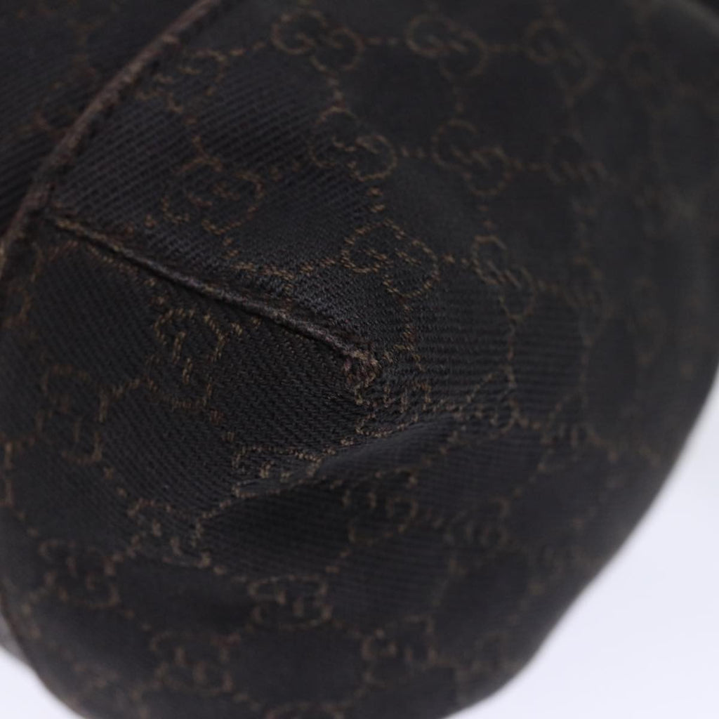 GUCCI GG Canvas Shoulder Bag Brown 101292 yk12397