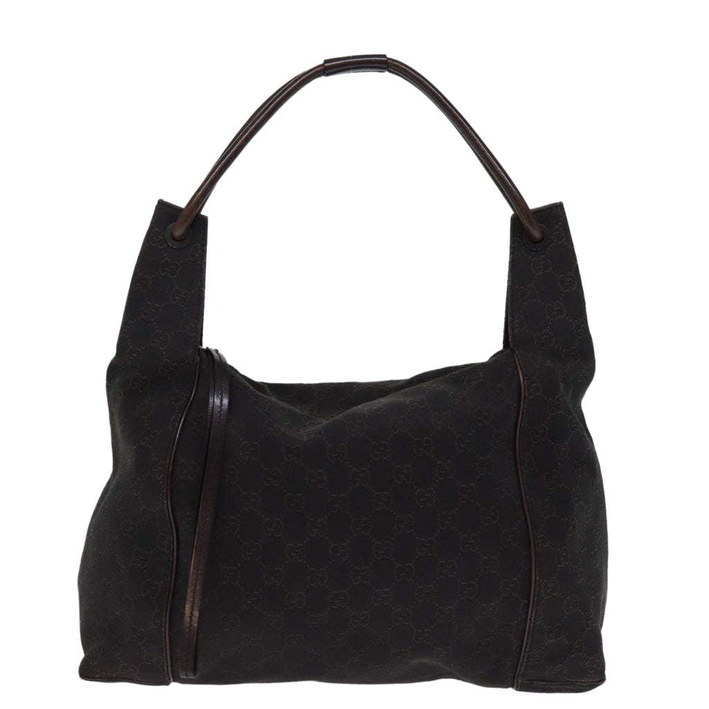 GUCCI GG Canvas Shoulder Bag Brown 101292 yk12397